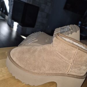 Women's Tan Suede Ankle Boots